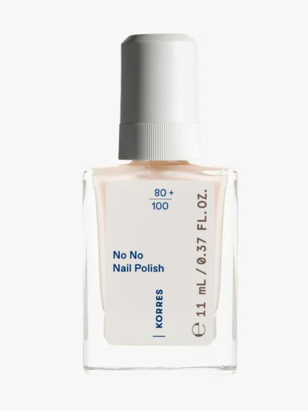 Korres Jelly Peach in branded component on a light gray background